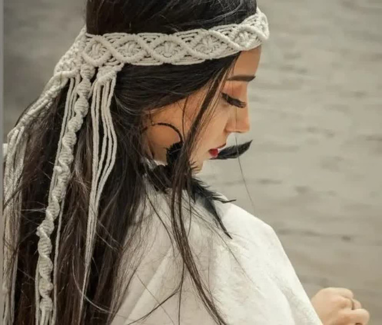سربند شیک مکرومه